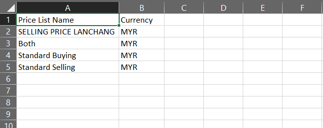 Template With Data
