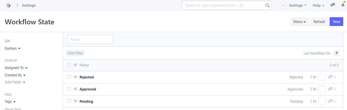 Workflow States
